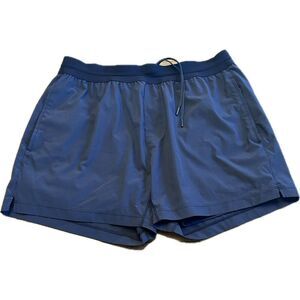 Rhone Athletic Shorts Workout Gym Run CrossFit Black Elastic Waist Lined Mens XL